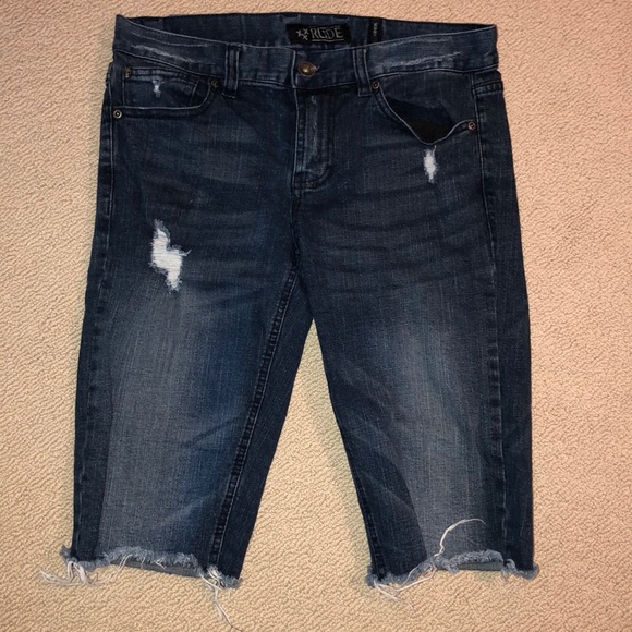 rude skinny shorts